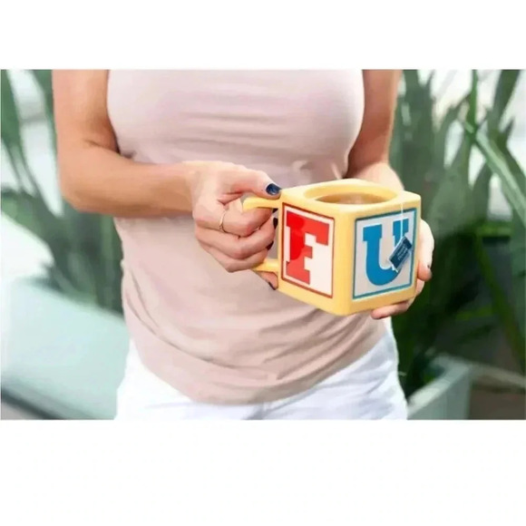 MY FIRST CUSS WORD BLOCK MUG - 12-OUNCES..NWT.. - Picture 5 of 11